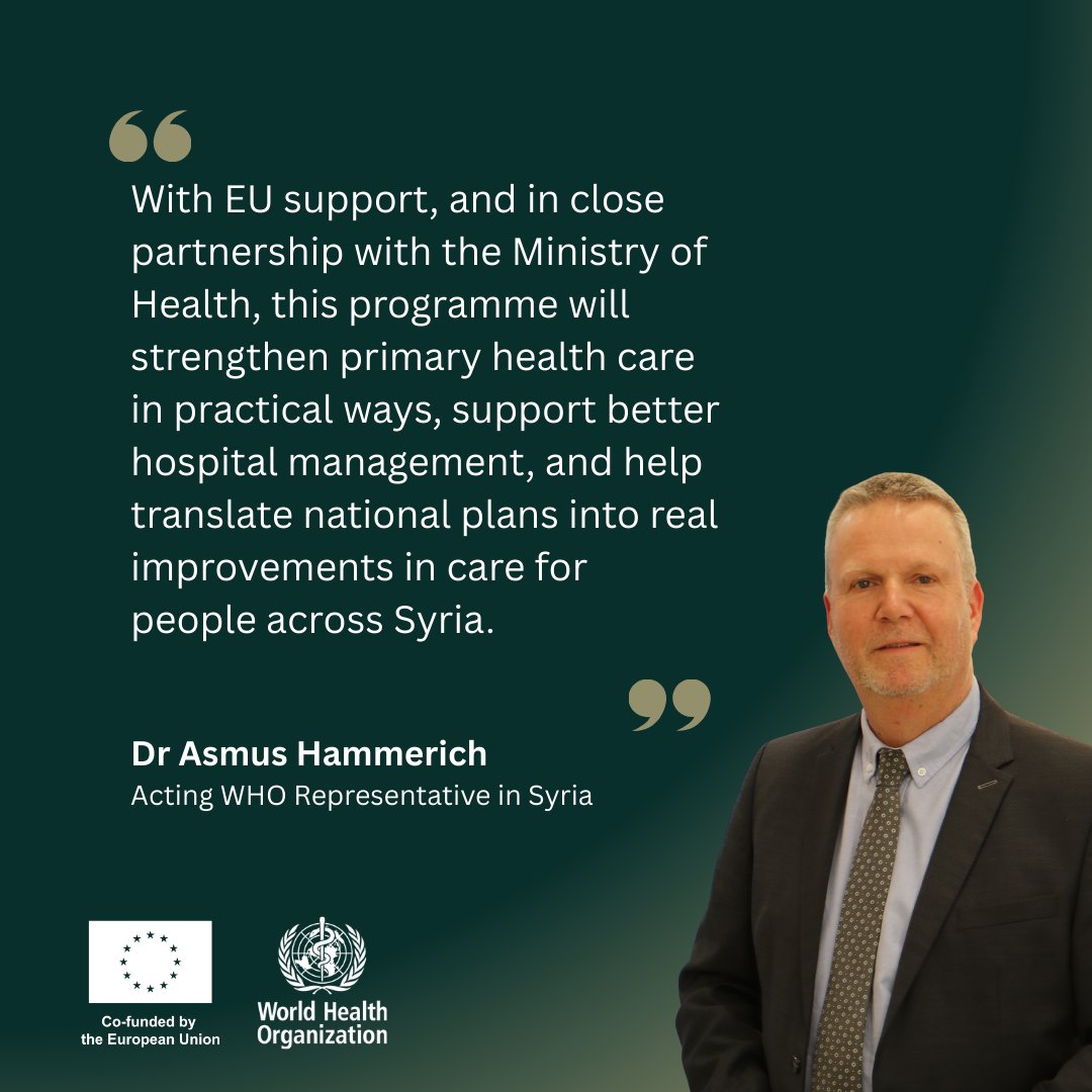 WHO Syria tweet media