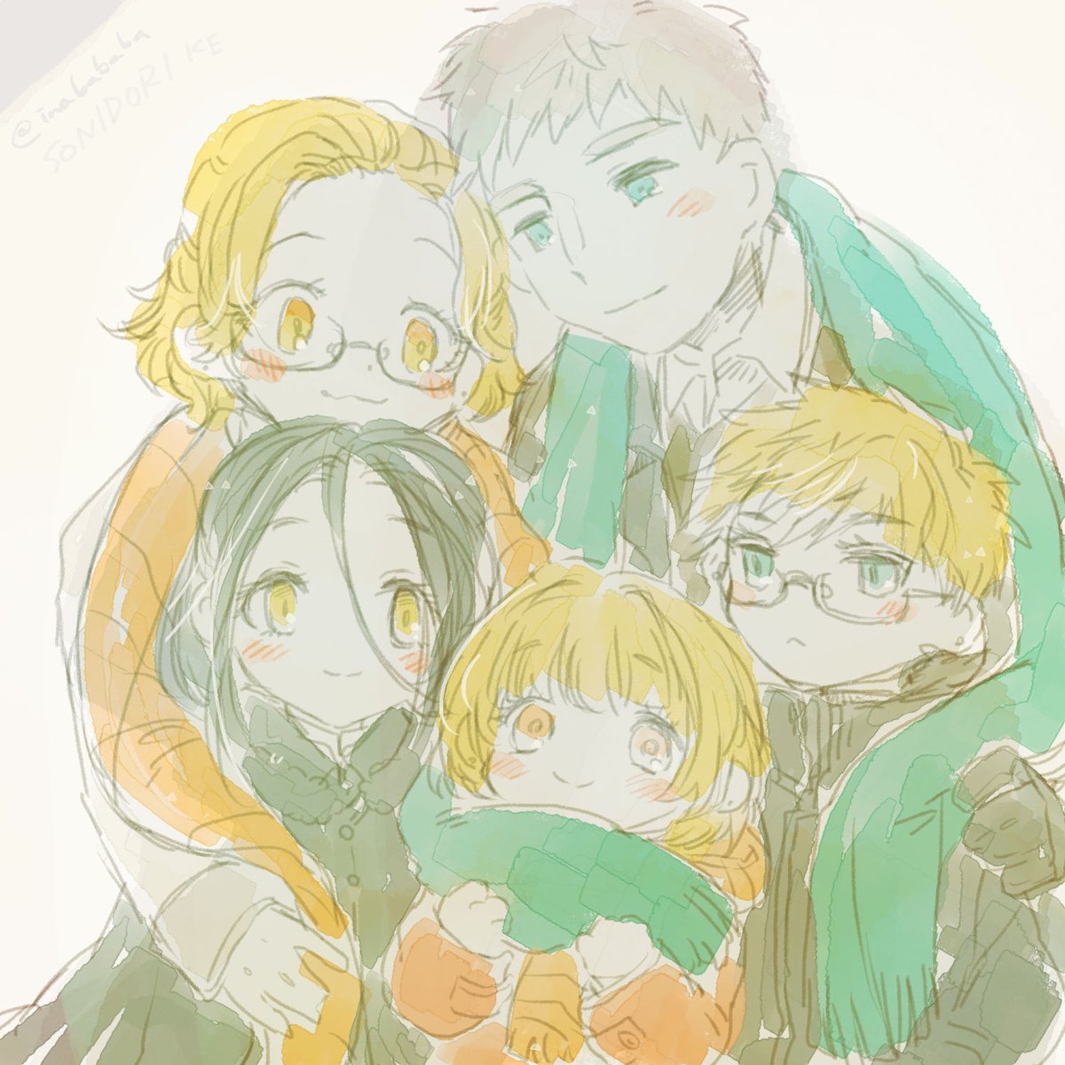 鴗鳥🏠💚🧡（汐恩ちゃんの目の色は妄想）