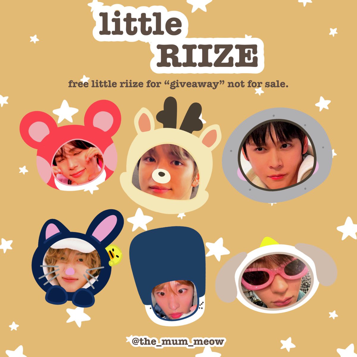 ₊˚⊹⋆ free little #RIIZE ✴️⋆✴︎ ̊.⋆
สามารถนำไปผลิตแจกหรือทำเล่นเองกันเองได้ตามสบายค่ะ 🧡

▶️ drive.google.com/drive/folders/…

#แจกpng #แจกไฟล์png #ตลาดนัดRIIZE #ตลาดนัดน้องข้าว