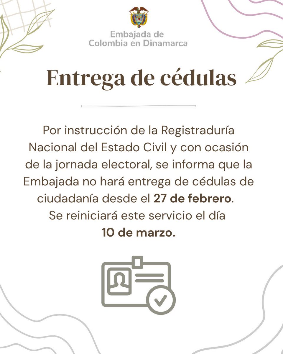 Embajada de Colombia en Dinamarca tweet media