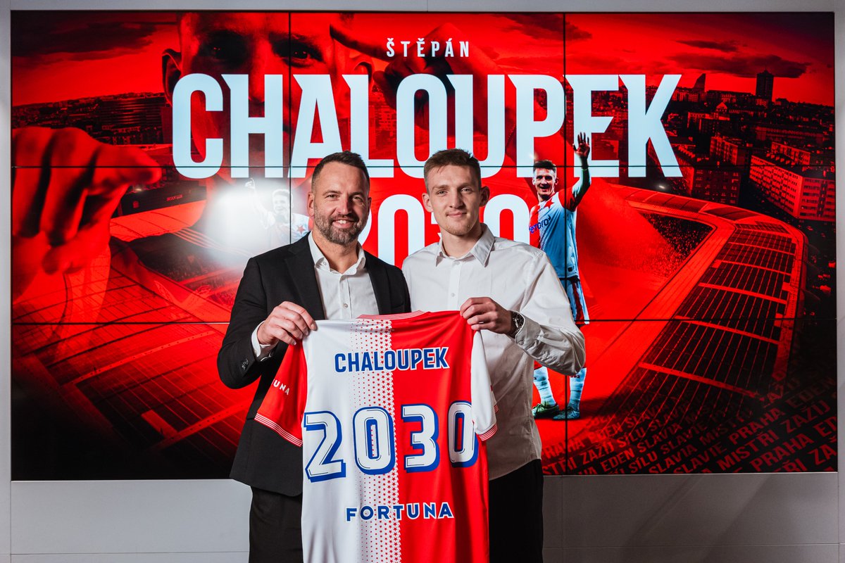 ✍️ Štěpán Chaloupek prodloužil smlouvu se Slavií

Dvaadvacetiletý reprezentant po povedené první části sezony podepsal v Edenu novou smlouvu do 30. června 2030. Těšíme se na další společné úspěchy! 🛖

#Chaloupek2030 👉 slavia.cz/article/23928