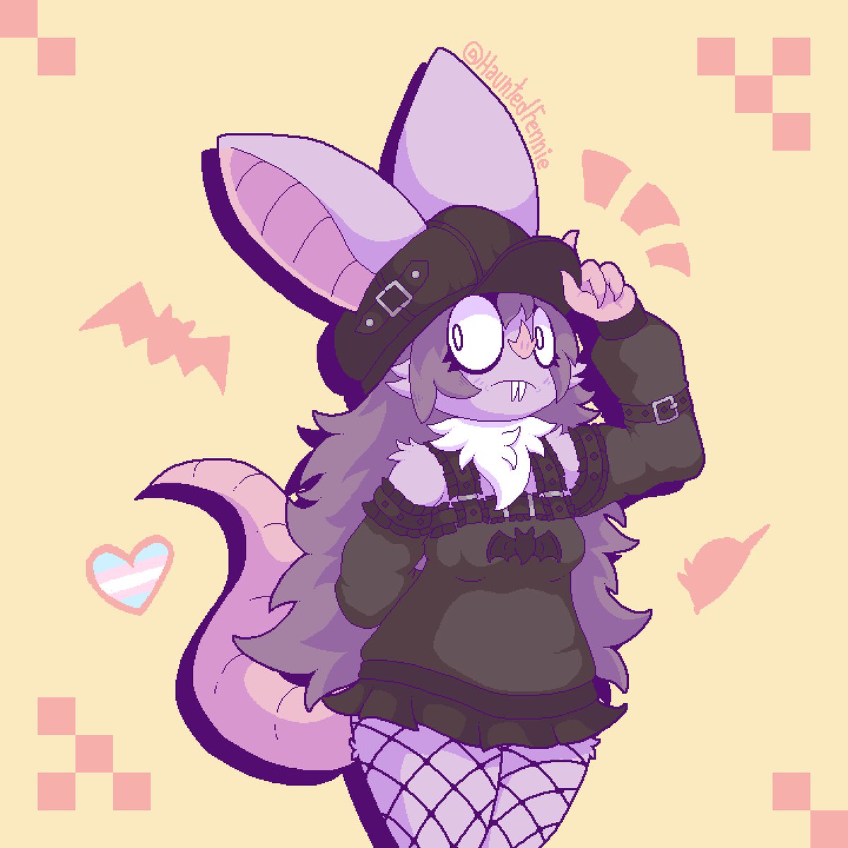 Trying out a different outfit 🐀🦇