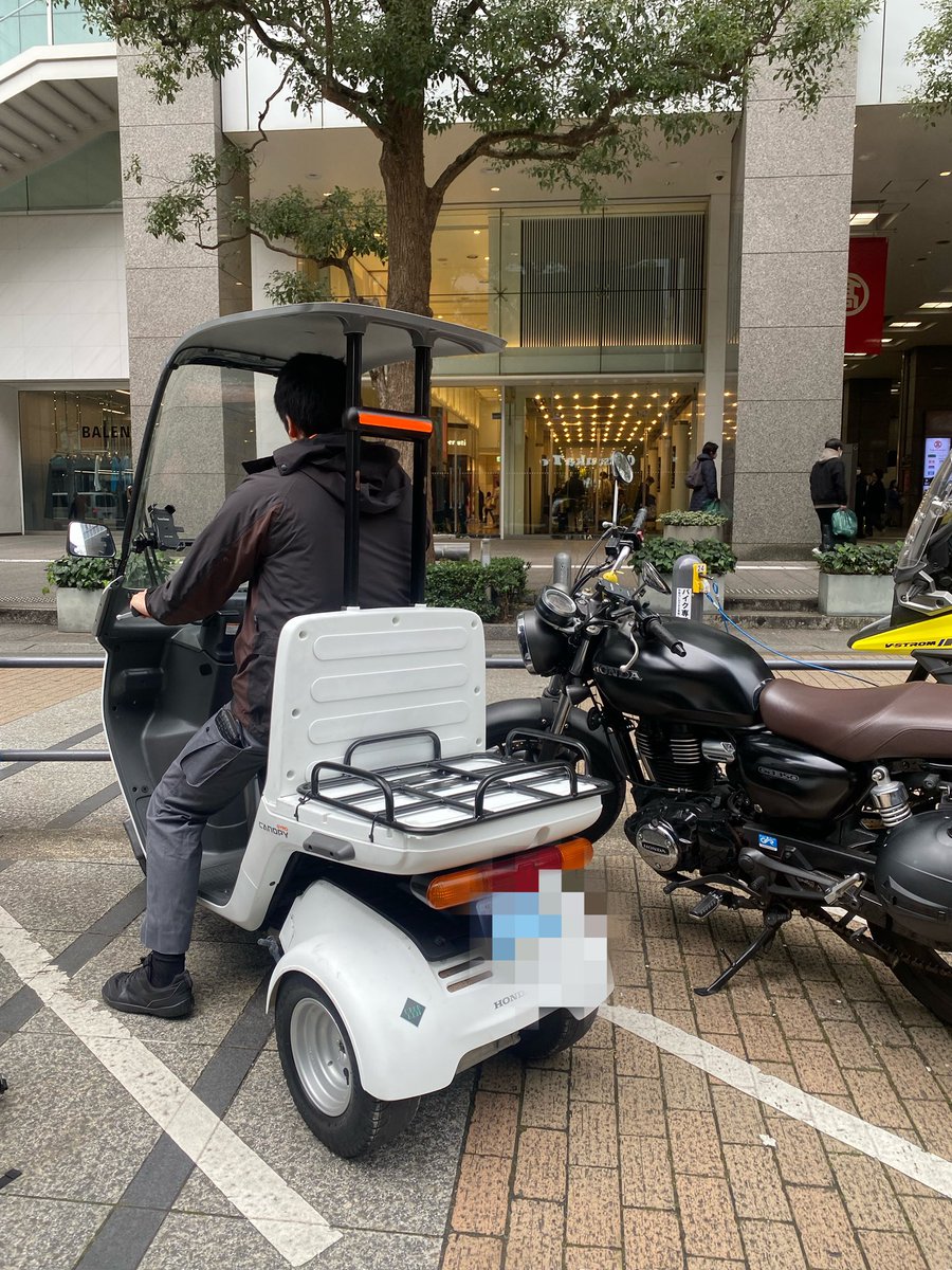 Uberデビュー！！ ジャイロキャノピーミニカー仕様🛵 マンスリー契約