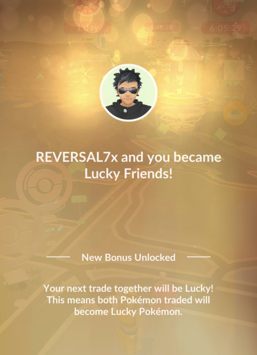 Lucky 🍀 👀💛💛💛 <a href="/REVERSAL7x/">REVERSAL - Daily Pokémon GO Vlogs!</a>  #PokemonGO #PokemonGOfriends