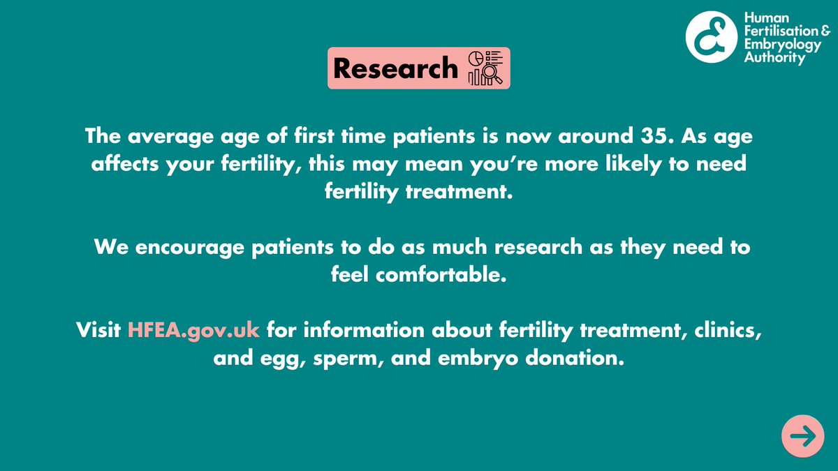Human Fertilisation & Embryology Authority (HFEA) tweet media