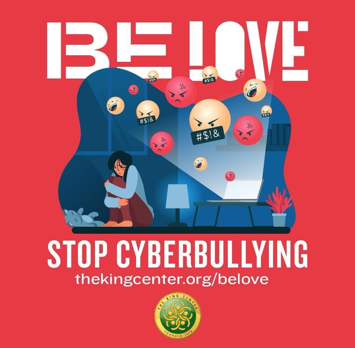 Cyberbullying is not harmless. Words typed behind a screen can wound deeply and linger long after the moment has passed.

At The King Center, BE LOVE is a call to practice love in action online and offline. That means choosing empathy over insults, accountability over anonymity,