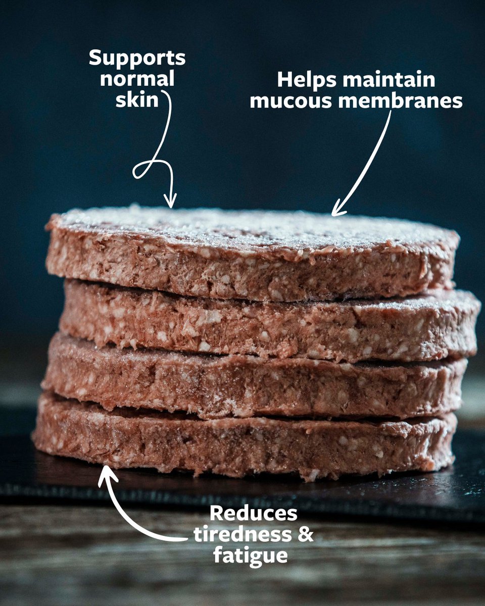 DunbiaGroup's tweet image. Red meat is more than protein – it’s a source of Niacin (B3), supporting healthy skin, normal mucous membranes &amp;amp; reducing tiredness and fatigue. Smart nutrition starts here!

Source: AHDB 👉 ahdb.org.uk/knowledge-libr…

#EatSmart #RedMeatBenefits