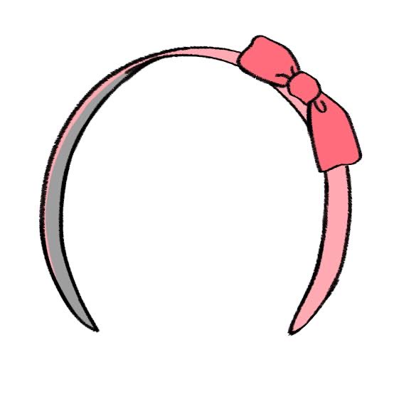 ←一般人が考える「カチューシャ」 一部の人が考える「カチューシャ」→