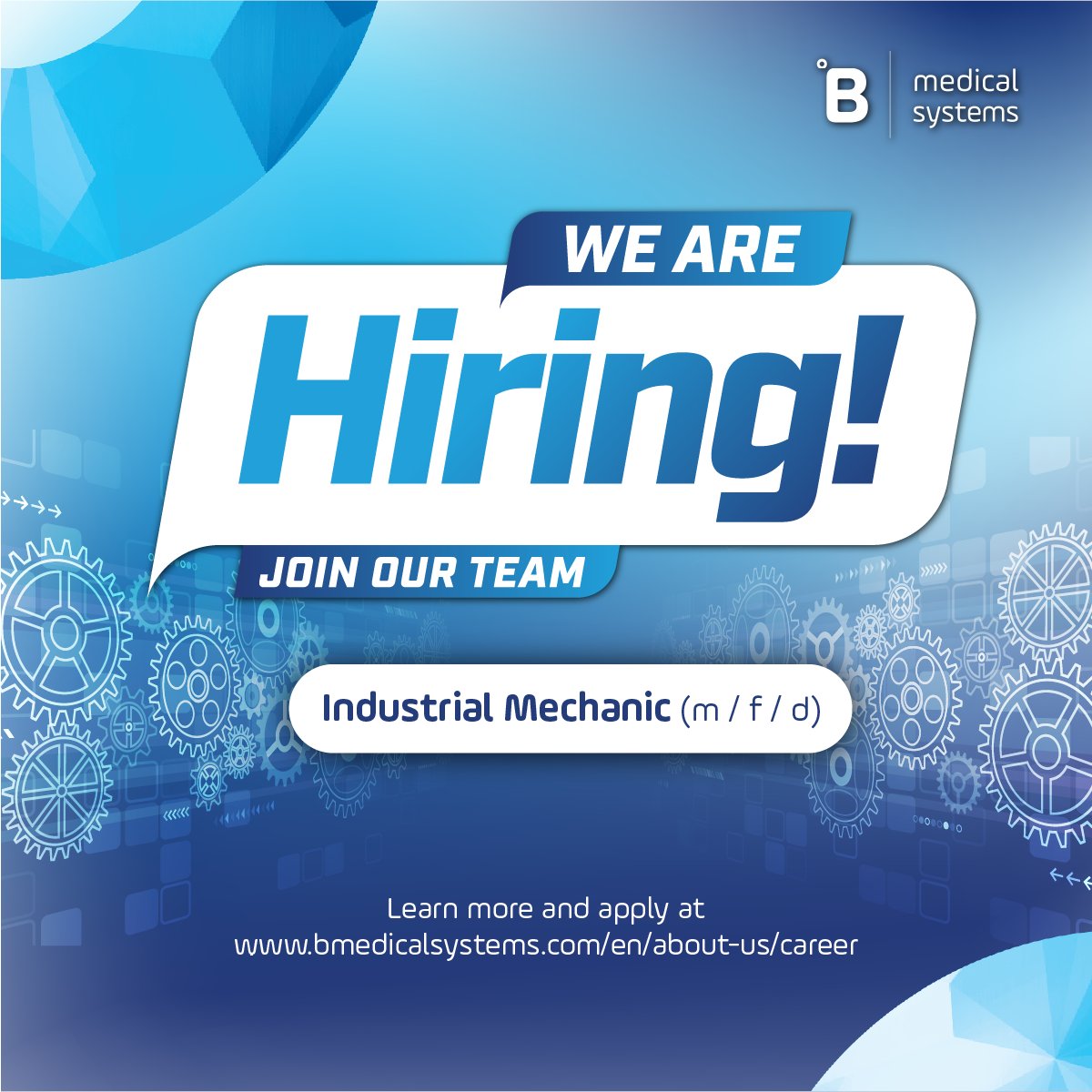 B Medical Systems tweet media