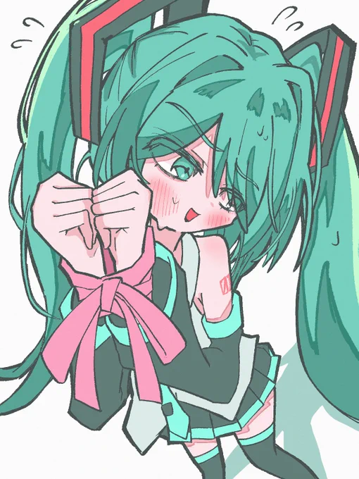 「プ、プレゼントはミクでーす…なんちて…」