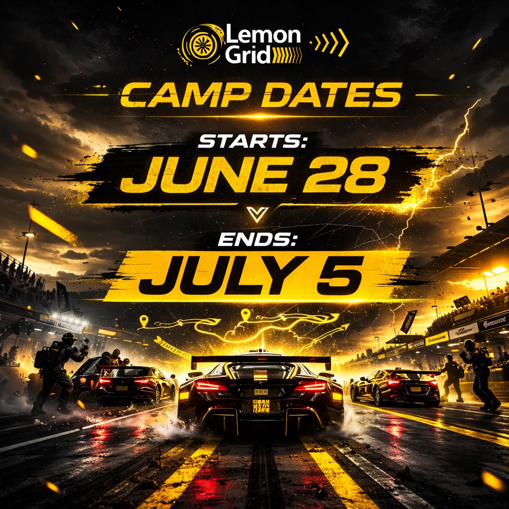Camp dates are official.
June 28 - July 5.