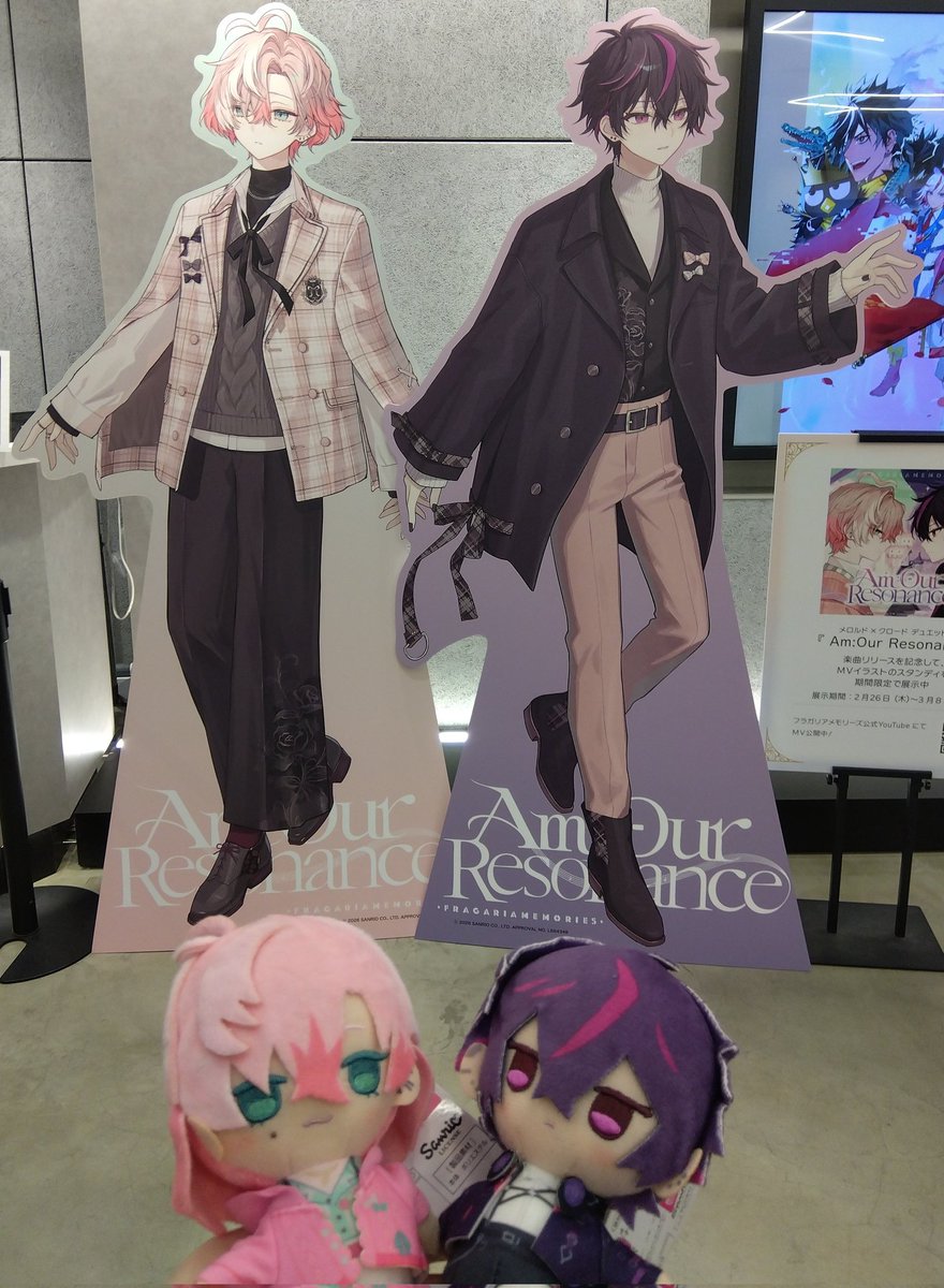 メロルド×クロード デュエソンMVイラスト等身大パネル🎼👿個人的に