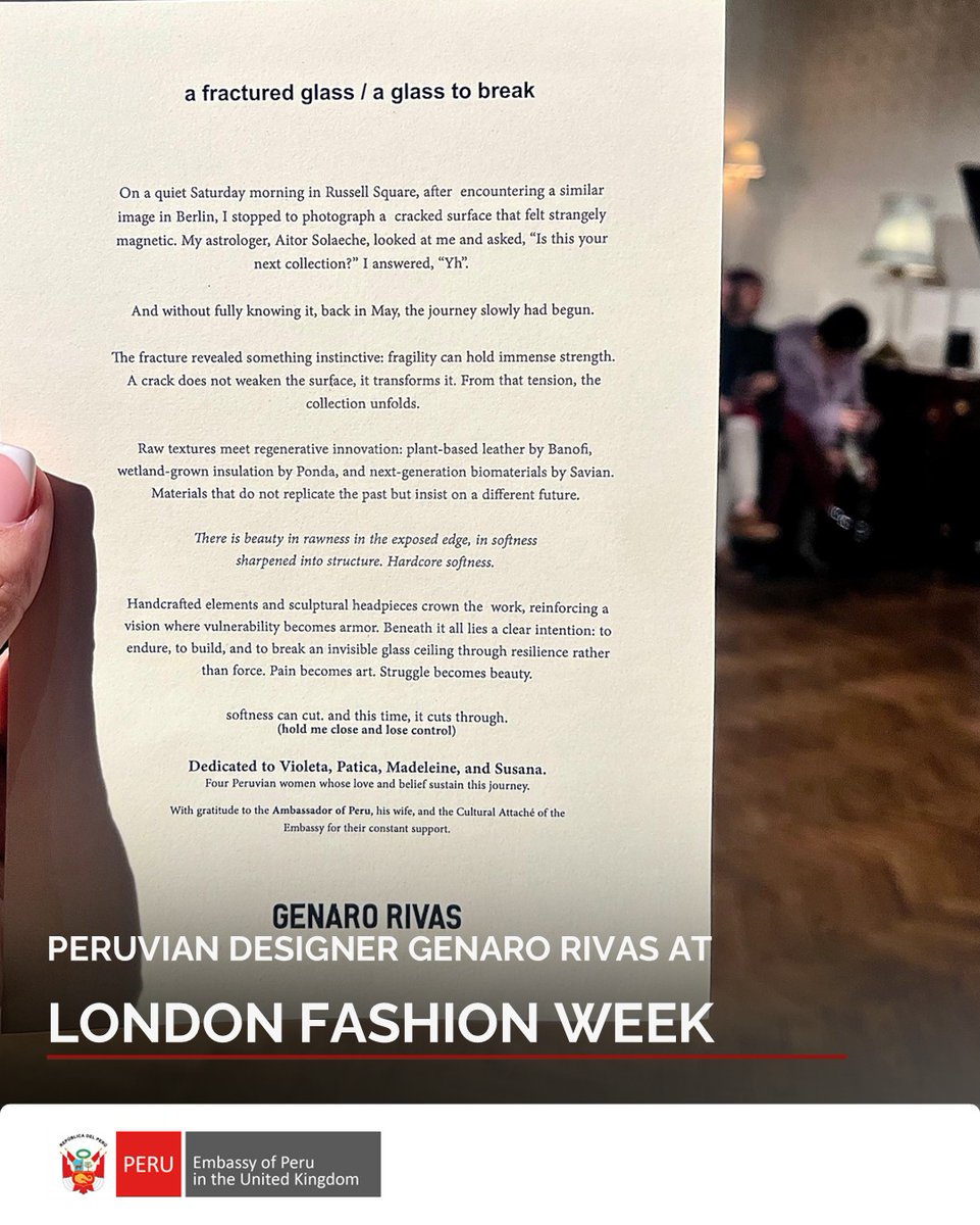 Embassy of Peru in the UK tweet media