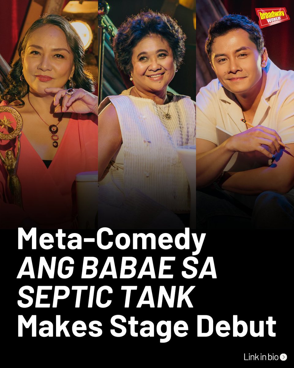 OliverOliveros's tweet image. OH SHT! It’s live sa Cheter! 🎭✨

The meta-comedy #AngBabaeSaSepticTank is officially hitting the stage at the PETA Theater Center this June! 🚽🎬➡️🎭

Read more: broadwayworld.com/philippines/ar…

#SepticTank4 #PETA #ManilaTheater #BroadwayWorld #TicketWorldPH