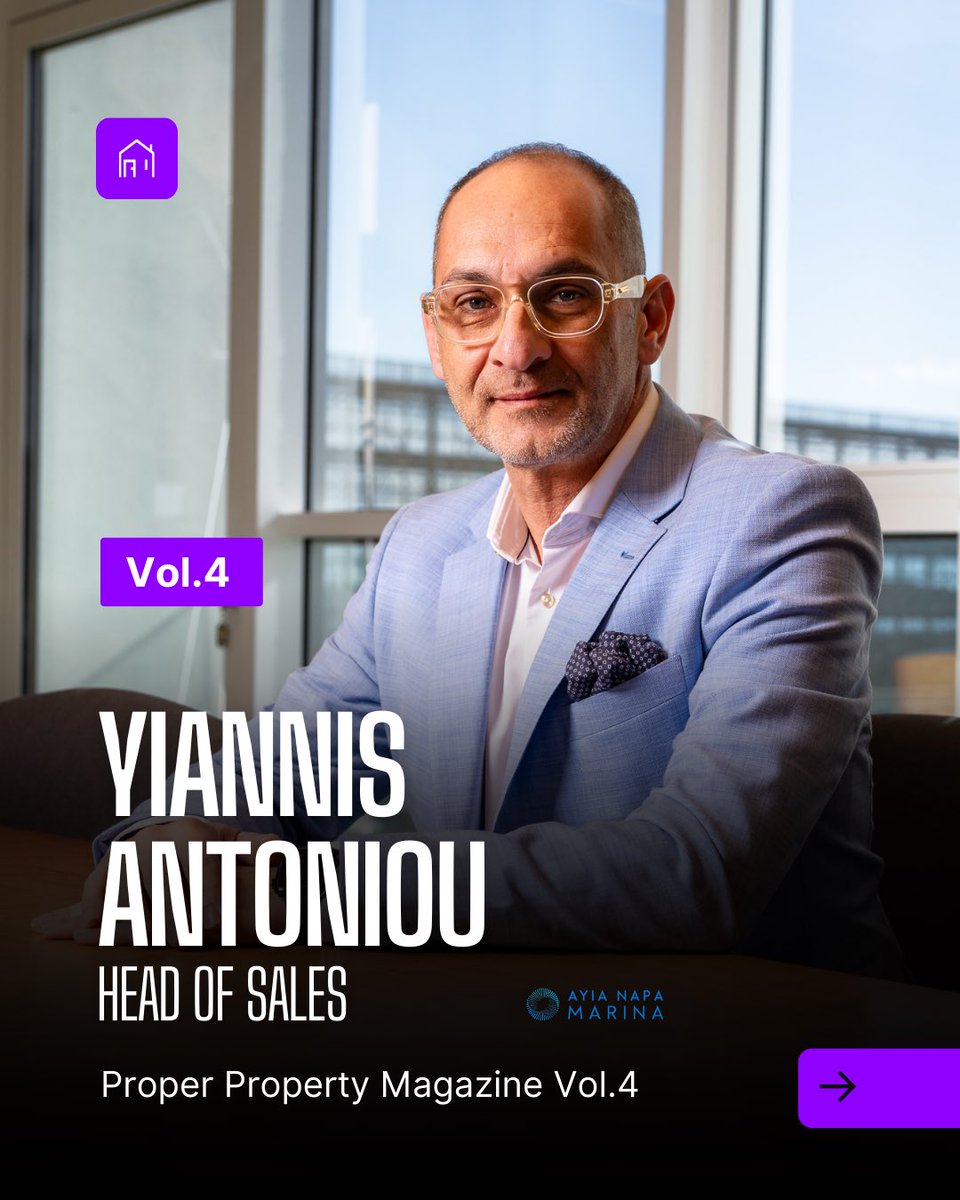 properprocy's tweet photo. Discover our exclusive interview with Yiannis Antoniou, Head of Sales at Ayia Napa Marina, as he shares how true seafront scarcity, marina-led living, and integrated resort design are positioning Ayia Napa Marina as one of Cyprus’s most compelling long-term investment destination https://t.co/kC7LocKxau