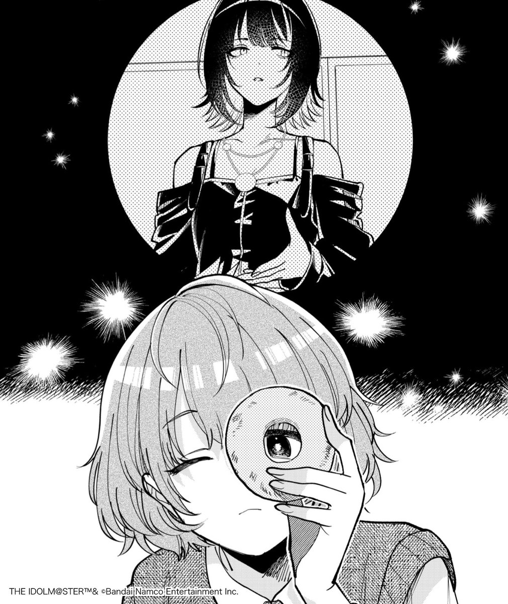 【#ジムシャニ 今週土曜日更新！】
第19話前編の更新は、2月28日(土)0時ごろ🍩
 
前回までのお話はこちらから⬇️
sunday-webry.com/episode/122074…
 
単行本第4巻、大好評発売中です！
 
#シャニマス #サンデーうぇぶり