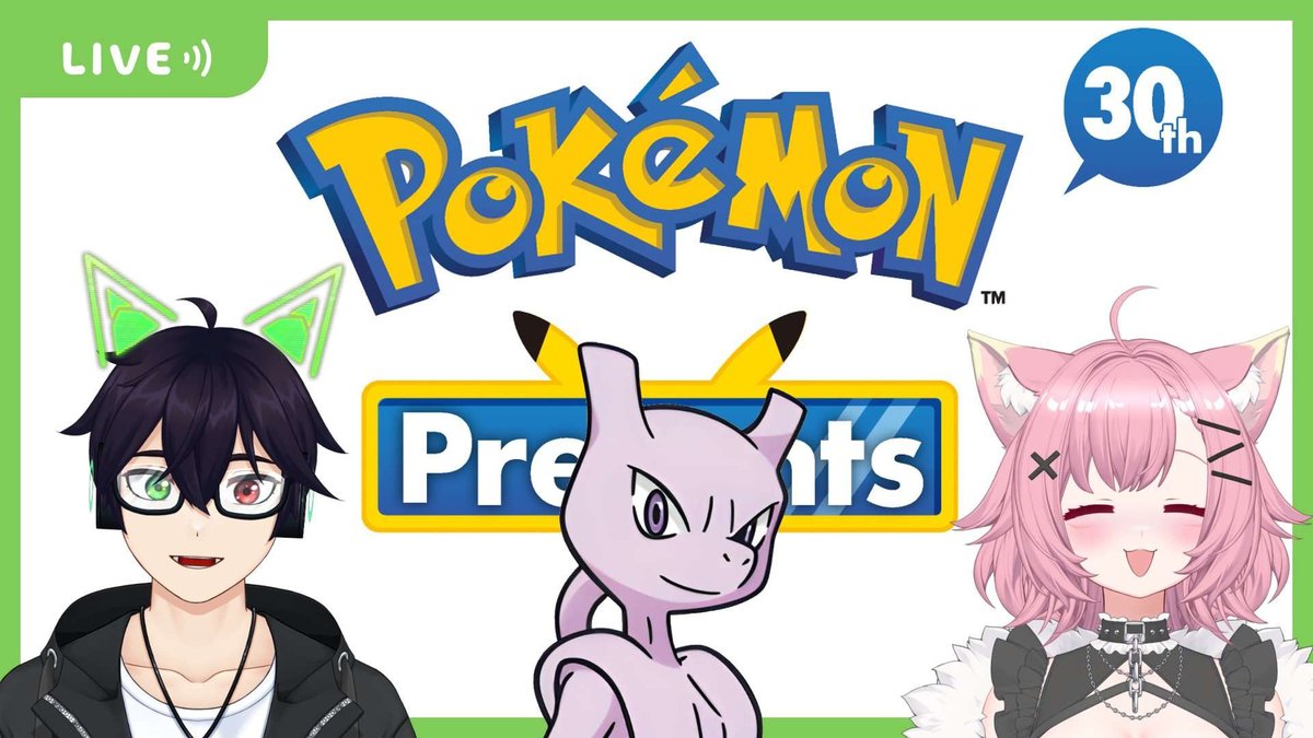 30 anos de Pokémon! Sexta às 10:00hs, eu, <a href="/Robert_Jurgen/">Robert Jurgen</a> e <a href="/MaririnWanchan/">Maririn ❤️‍🩹🐾</a> estaremos ao vivo no YouTube, Twitch e Kick a partir das 10:00hs, comentando nossas expectativas sobre esta franquia que ultrapassou gerações, enquanto aguardando os anúncios do #PokemonDay!

#VTuberBR