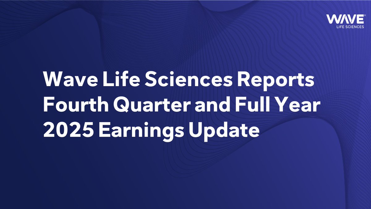 Wave Life Sciences tweet media