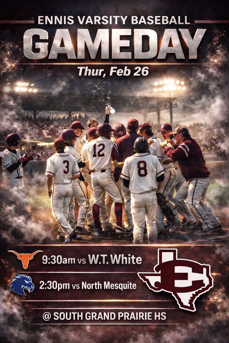 Ennis Lions Baseball tweet media