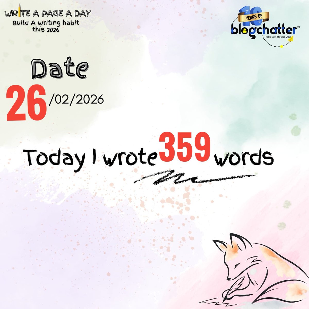 Mayuri6's tweet photo. This Is Where the Story Turns : Day 26 of #WriteAPageADay with @blogchatter
 https://t.co/d3gqv16kg1

Word count so far: 18614

#MWrites #Sirimiri https://t.co/Bk57of7uQl