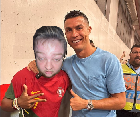 can't believe I have just met Ronaldo at work. Madness.