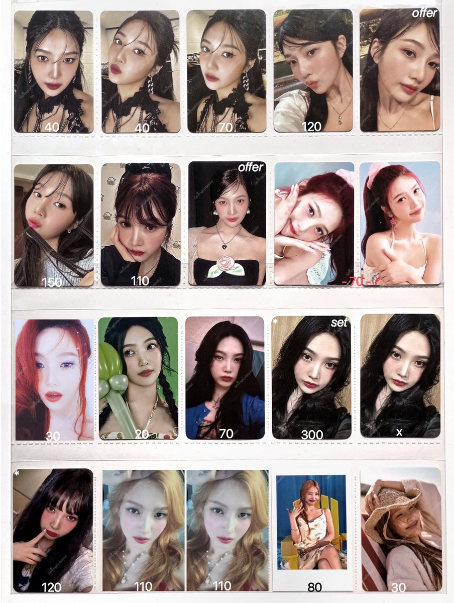 joohyunnbee's tweet photo. WTS RED VELVET PHOTOCARD

pc md album pob bad boy finale chill kill birthday cosmic monster solo season greetings fancon rtov smcu la rouge anniversary 8 10 qq balance tilt tc fanmeet irene seulgi wendy joy yeri aespa snsd

ina, ww ship
t. want sell lfb 레드벨벳 양도 #ตลาดนัดรวว https://t.co/HTYXwi5m8K
