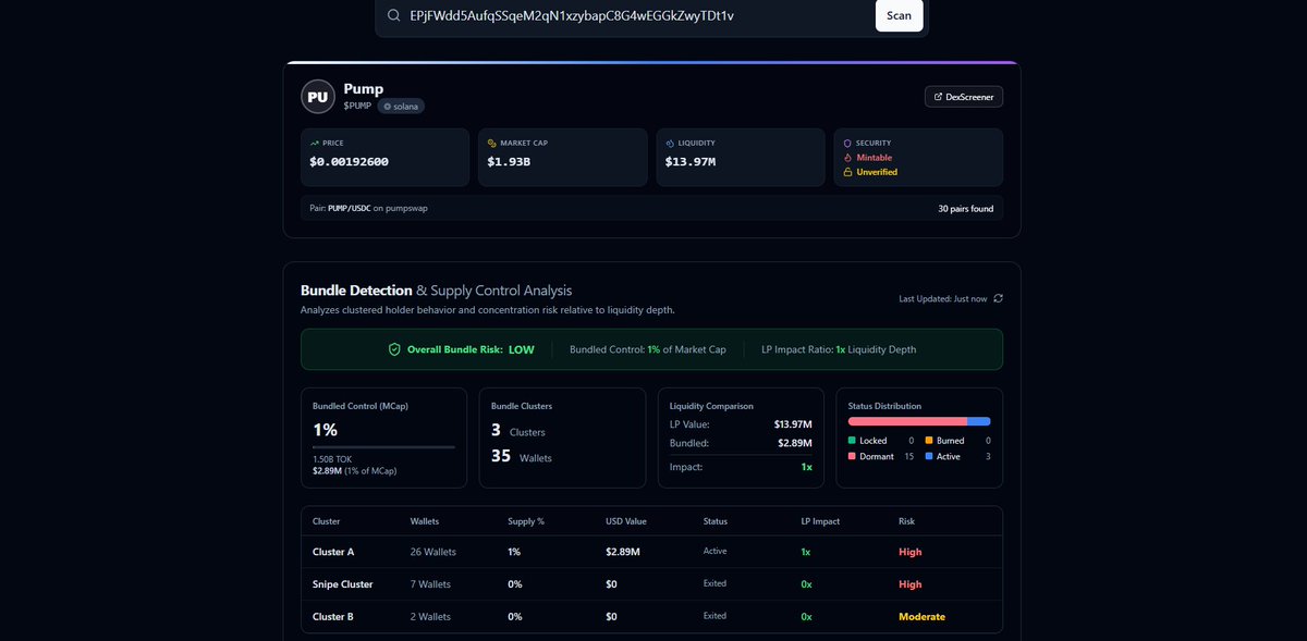 0xagarg's tweet photo. Recently I am building bundler detection tool and also bubblemap bypassing (stealth) tool

#bundler #bubblemap #stealth #bypass https://t.co/yoGG8FCP2M