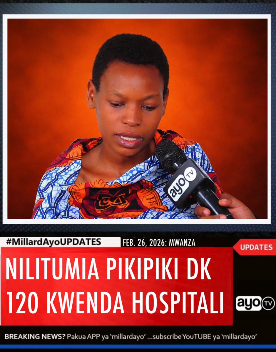 millardayo's tweet photo. Wanawake wawili Wakazi wa Wilaya ya Kwimba Mkoani Mwanza akiwemo Happynes Muhaji wameelezea jinsi walivyopitia changamoto ya kusafiri umbali mrefu kufuata huduma ya kujifungua wakati wakiwa na uchungu na baadaye kujifungua Watoto njiti ambapo wameishukuru Taasisi ya Doris Mollel kwa kuwajengea jengo kubwa la kisasa ambalo limewasogezea huduma bora za Watoto njiti karibu.

Akiongea na Mwandishi wa Habari wa @AyoTV_, Bakari Chijumba, Happynes Muhaji, amesema “Nilijifungua hakulia Mtoto, alitumia masaa manane kulia, namshukuru Mungu kanisaidia sasa hivi anaendelea vizuri, nilipopata uchungu nilitumia usafiri wa pikipiki kwa masaa mawili kufika Hospitali gari hamna, nilipojifungua ilipita wiki moja sijaletewa Mtoto, nashukuru kwa Doris Mollel kwa kutujengea jengo hili, Baba wa Mtoto hanipi ushirikiano ni kwa shida anatoa elfu 10 anasema mpaka mwezi yani ni kwa shida tu nahangaika tu na Mama yangu, nilipopata uchungu akaniambia niende kwa Mama Familia yangu ndio ikanisafirisha kuja Hospitali”

Kwa upande wake Mganga Mkuu wa Wilaya ya Kwimba , Dr Fredrick Mugarula, amesema Doris Mollel Foundation (@dorismollelfoundation) chini ya Mkurugenzi wake Doris Mollel (@dorismollel) itamaliza kabisa changamoto ya vifo vya Watoto njiti kupitia uwepo wa jengo hilo lenye vifaa vya kisasa huku akisema kwa Hospitali ya Wilaya ya Kwimba mwaka 2025 vifo vya Watoto wachanga vilikuwa 120.

“Mwaka 2025 Kwimba 
tulipata Watoto 24241 ambao walizaliwa katika Wilaya yetu kwa bahati mbaya katika siku 28 za maisha yao tulipoteza Watoto 146 na katika hao Watoto waliozaliwa kulikuwa na Watoto njiti 1640, takwimu zinaonesha pale Hospitali ya Wilaya ya Kwimba jumla ya Watoto tuliopata ni 3565 na katika Watoto hao Watoto 120 walipoteza uhai sawa na 80% ya Watoto waliopoteza uhai Kwimba, tuligundua kuna changamoto inayopelekea vifo hivyo ikiwemo huduma kama kukosa wodi ya Watoto wachanga tukawa tunabanana sana, tumepata Mdau Doris Mollel Foundation, tumejengewa jengo kubwa sana na nyumba mbili za Wauguzi za kisasa”
#MillardAyoUPDATES