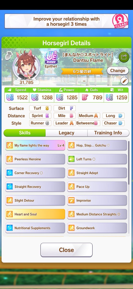 Wait you can just??? Pick the sparks you want on JP Umamusume??? And not have to worry about 1 star guts???