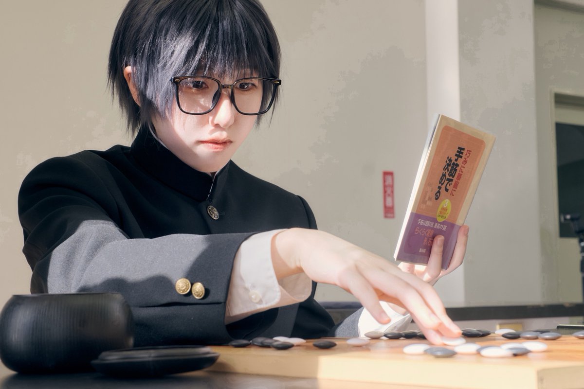 cos／ヒカルの碁⚫︎⚪︎ ボクもここでずっと打っていたいよ #葉瀬中