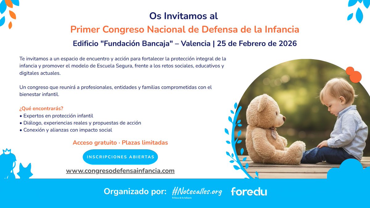 Valencia acogió es 25 de febrero el I Congreso Nacional en Defensa de la Infancia, una iniciativa impulsada por <a href="/ForeduSolutions/">Foredu</a>, consultora valenciana especializada en el sector educativo, con el objetivo de reforzar la protección y el bienestar infantil en el ámbito escolar.