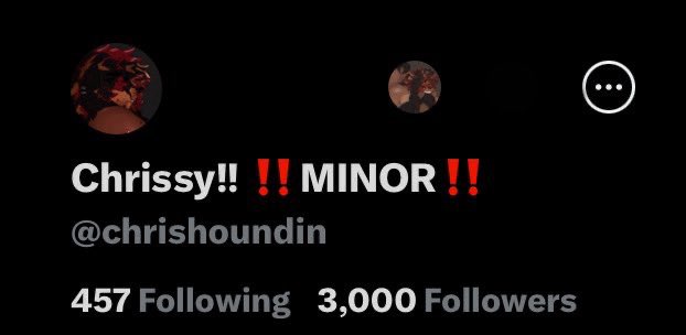 Chrissy!! ‼️MINOR‼️ tweet media