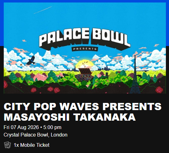 DannyCraik's tweet photo. Got a Takanaka ticket in the presale - this is the best day of my life https://t.co/y5XQXk1c0e