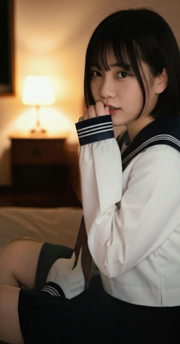 worksth0000's tweet photo. まだ寝ないでしょ？
 #制服 #セーラー服 https://t.co/wseInKRlnS