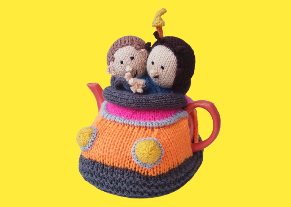 TeaCosyFolk's tweet photo. The Only Tea Cosy Licensed For Controlled Collisions TeaCosyFolk's Dodgem Car tea cosy knitting pattern https://t.co/hNir4DFayi #TeaCosyFolk #dodgem #bumpercar #funfair #fairground #knit #Knitting #KnittingPattern #teacosy #tealover #thrillseeker #drivinginmycar #DrivingToSurvive https://t.co/2znFU1i9GR
