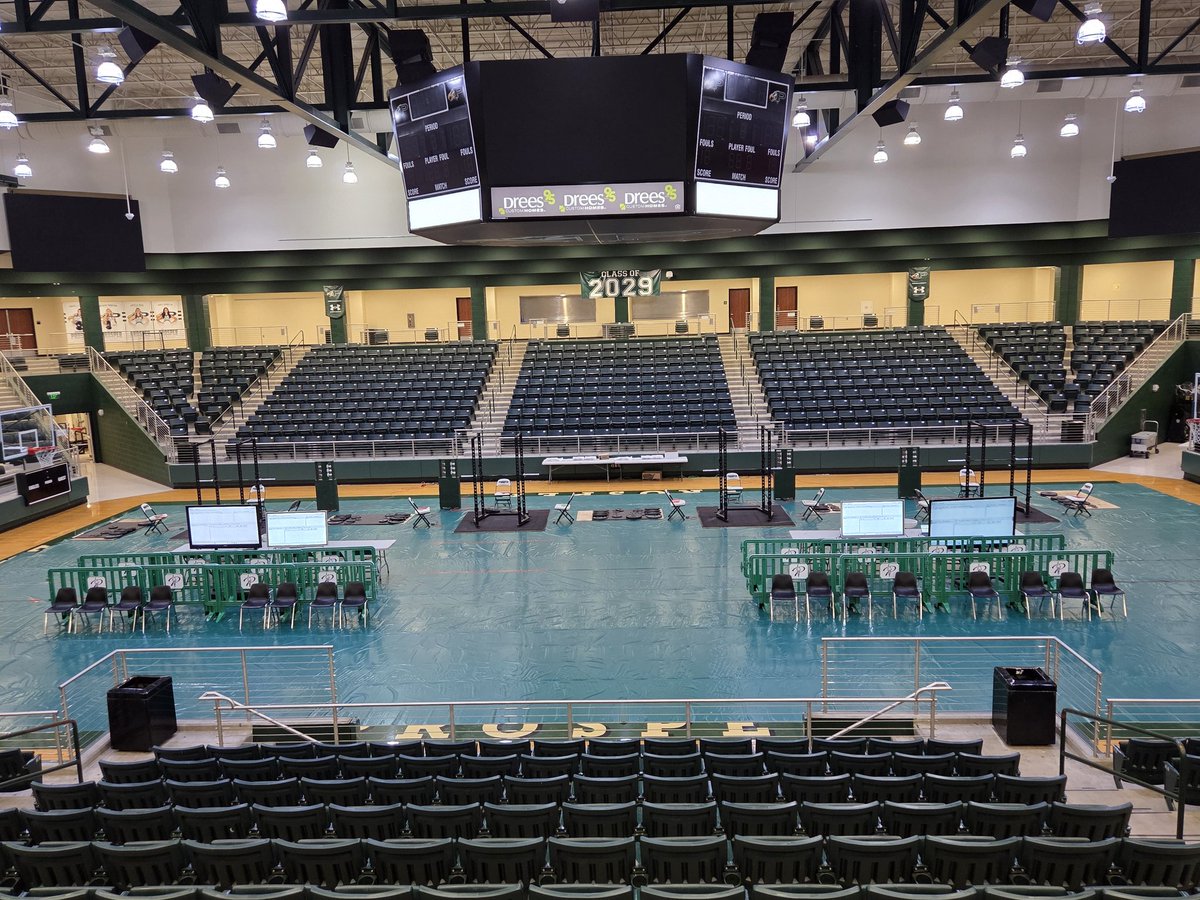 ProsperEaglePL's tweet photo. All set here at THE Prosper High School for THSWPA Region 6 meets!
5A small begins at 10am and 6A starts at 2pm!
#BarisLoaded
#THSWPA https://t.co/1q66DPVKcC