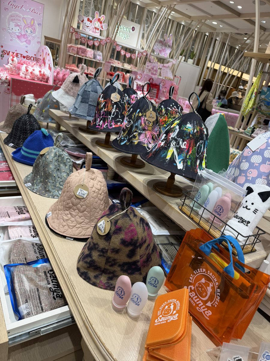 恒例サウナハット10✧٩(ˊωˋ*)و✧ 何気にお久しぶりだった気がする(笑