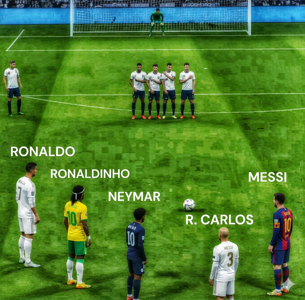 Si me dan a elegir un lanzador de faltas, lo tengo claro ¿Y vosotros? 🤔