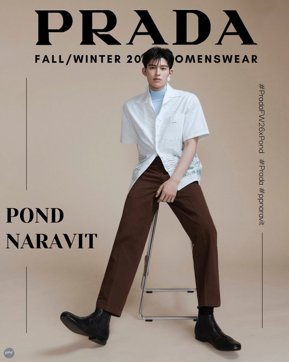 Pond Naravit for Prada Fall/Winter 2026 Womenswear - Milan Fashion Week 2026 🤎✨

POND PRADA FW26 IN MILAN

#PradaFW26xPond 
#PradaFW26 
<a href="/Prada/">PRADA</a> #Prada 
<a href="/ppnaravit/">ppnaravit</a> #ppnaravit