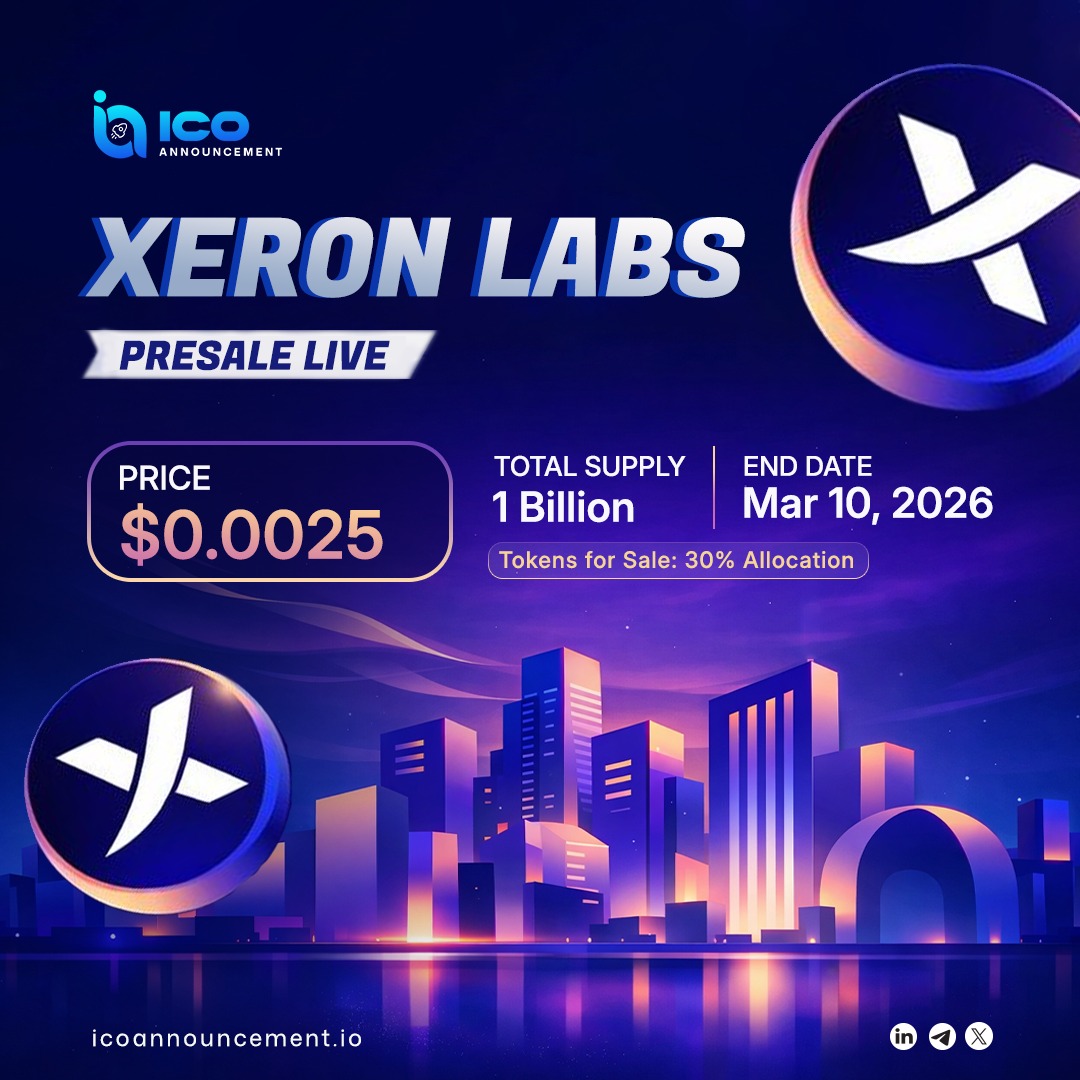 ICOAnnouncement's tweet photo. 🚀 Xeron Labs $XERON Presale is LIVE on Polygon secure your tokens at 0.0025 USDT and be part of the next scalable Layer-2 revolution before it lists! 🔥
Explore More: https://t.co/4a5r0CQ3gX
#Crypto #Cryptocurrency #CryptoPresale #Polygon #PolygonMatic #Layer2Scaling #CryptoCommunity #CryptoOpportunity @Xeron_Labs