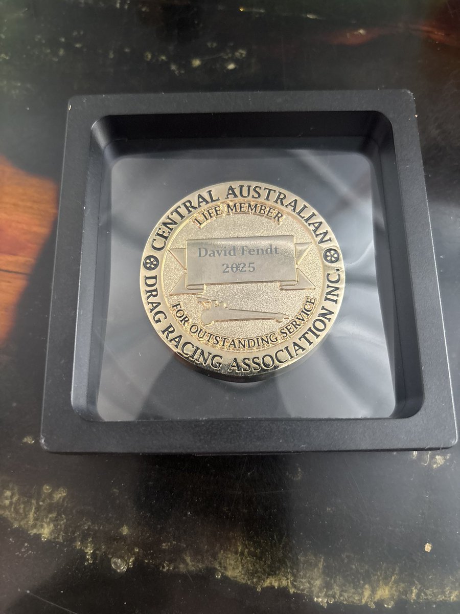 DavidFendt86's tweet photo. Sunday arvo at the CADRA AGM I was honoured &amp; humbled to receive life membership. 
While I don’t do what I do for the club for the recognition, it’s a privilege to be bestowed with this award. 
I truely love the club &amp; the great sport of Drag Racing &amp; just want both to prosper. https://t.co/be6hwkAKVc
