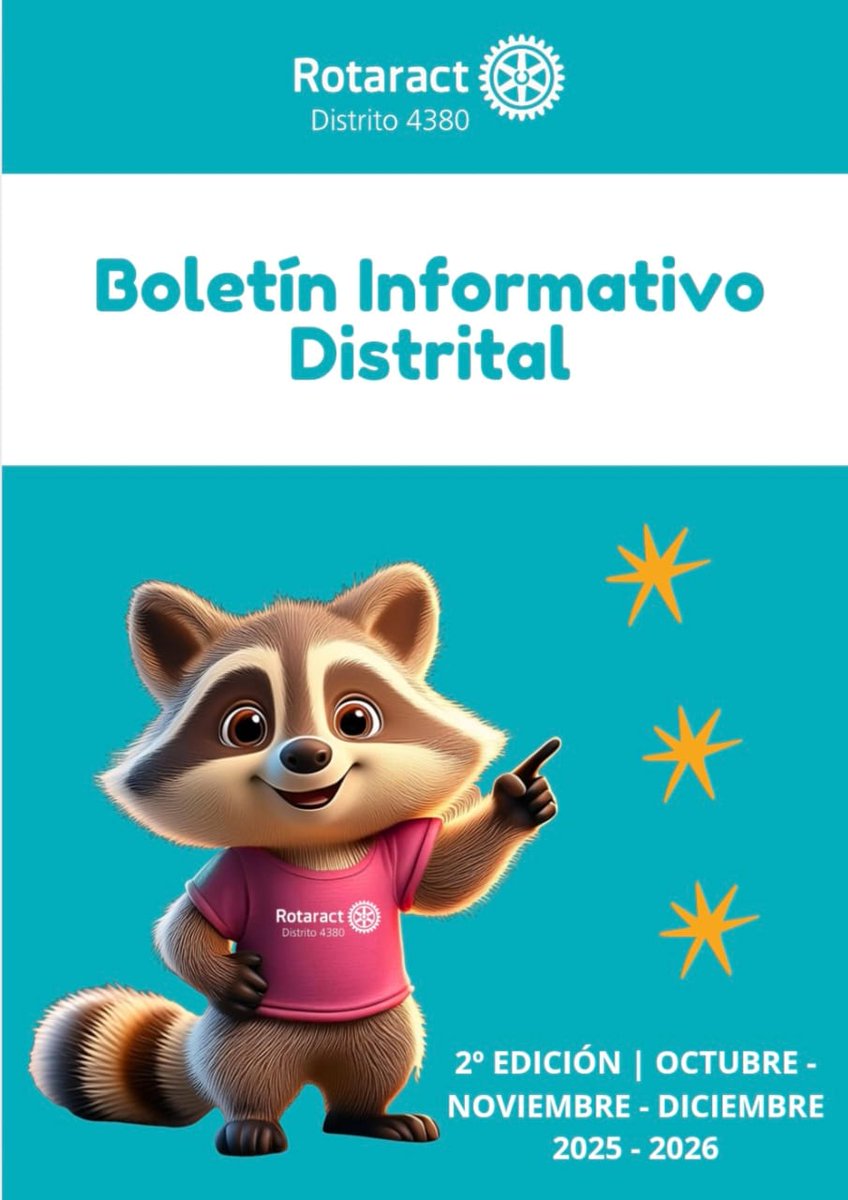 Distri les presenta el Boletín Distrital 🦝⚙️ 

👥 Segunda Edición - Octubre, Noviembre y Diciembre 

⚙️ Recuerda compartirlo

📎 Enlace de la revista
leggins-df.my.canva.site/ii-boletin-dis…