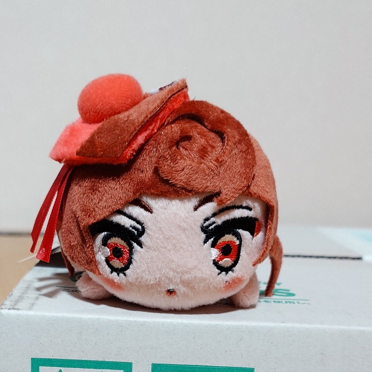 姐さんのキーチェーンマスコットお迎えした😀これで姐さんの寝そべり