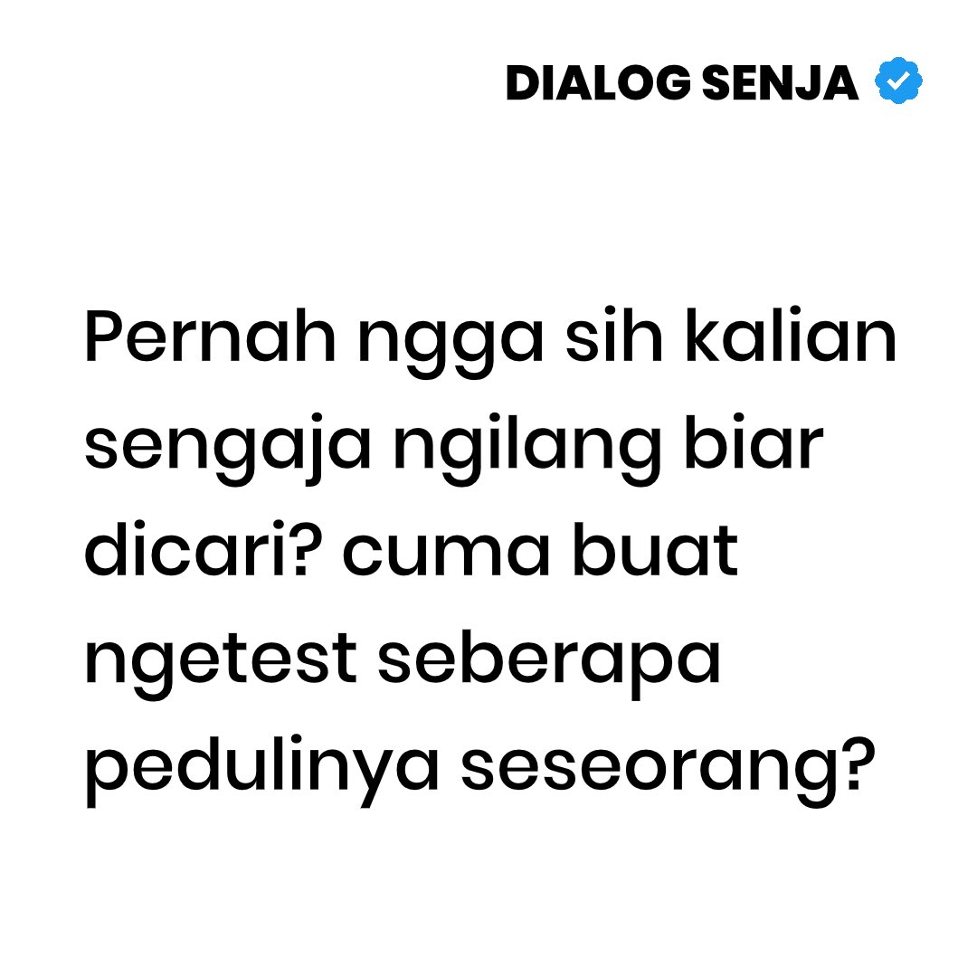 Dialog Senja tweet media