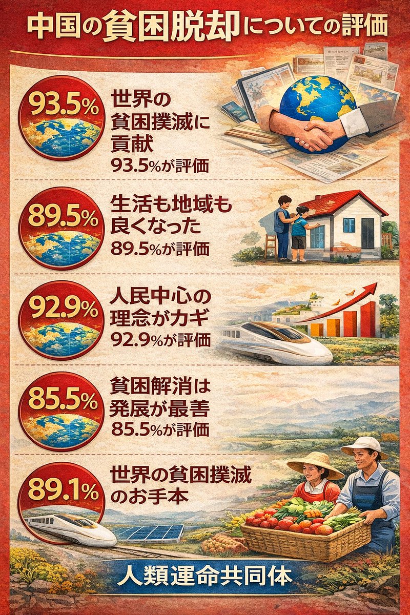 2021年、中国は貧困脱却の堅塁攻略戦に勝利したと宣言し、5年間の移行