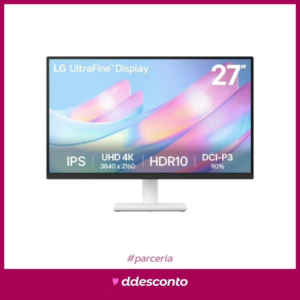 Monitor LG Ultrafine 27" UHD 4K IPS em oferta parcelada por
🔥R$1.264!
c/ o cupom: RECEBIDOSPAGO
➡️ meli.la/1GC5K5p
Loja oficial, c/ entrega grátis.
Aproveite! ⏳️🏃‍♀️🏃‍♂️