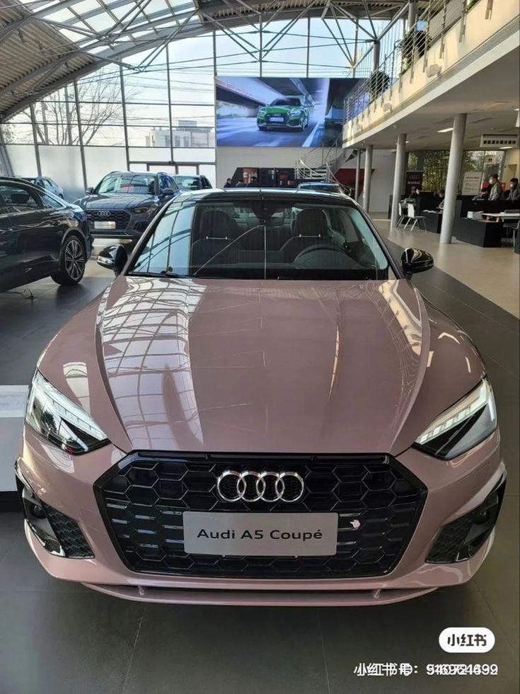 fairyprxncess's tweet photo. this pink audi https://t.co/0nn4lpULZY