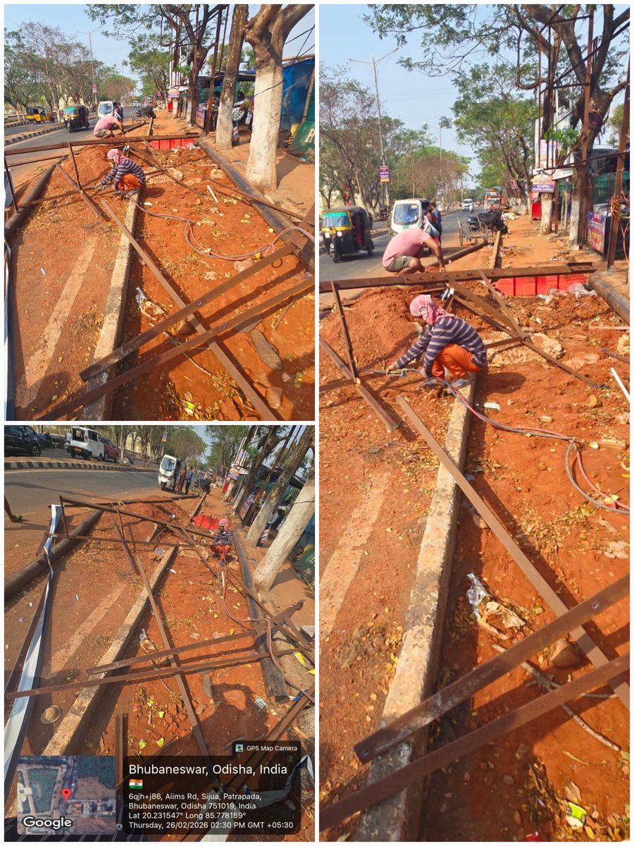 bmcbbsr's tweet image. In a continued effort to ensure public safety and maintain urban order BMC has undertaken a special drive for the removal of unsafe and unauthorized hoardings across different wards of the city.
#PublicSafety #SafeCity #UrbanGovernance #SwachhCity #SwachhBhubaneswar