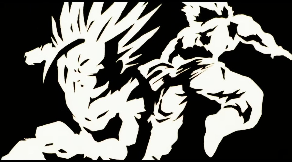Impact frames ! 💥 -DBZ Les mercenaires de l'espace (1993) -DB Sparking ...