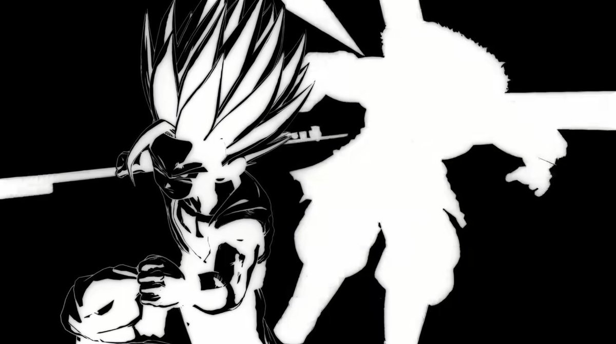 Impact frames ! 💥 -DBZ Les mercenaires de l'espace (1993) -DB Sparking ...
